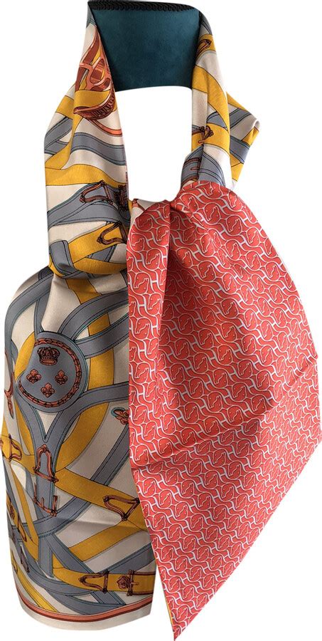 hermes choker scarf|hermes twilly with bag.